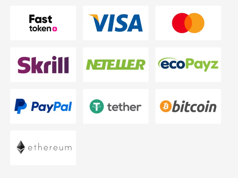 Vbet payment methods