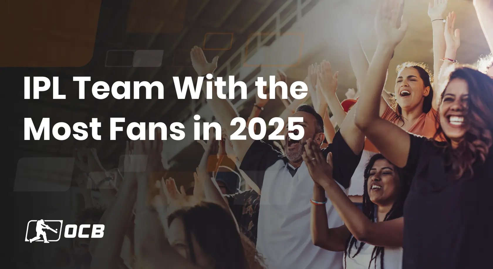 most popular team in IPL, with OCB logo