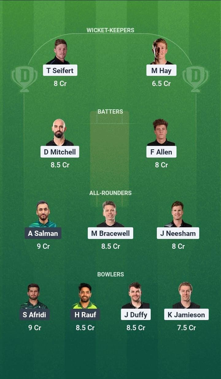 NZ vs PAK Dream11 Prediction Today