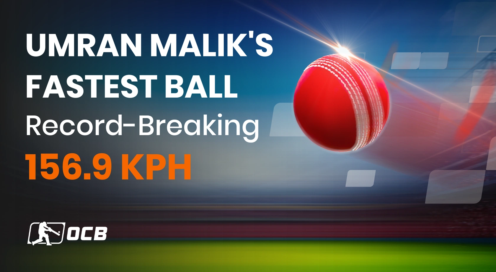 umran malik fastest ball, OCBsports logo