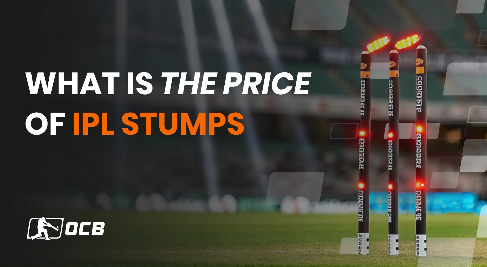 ipl stumps price