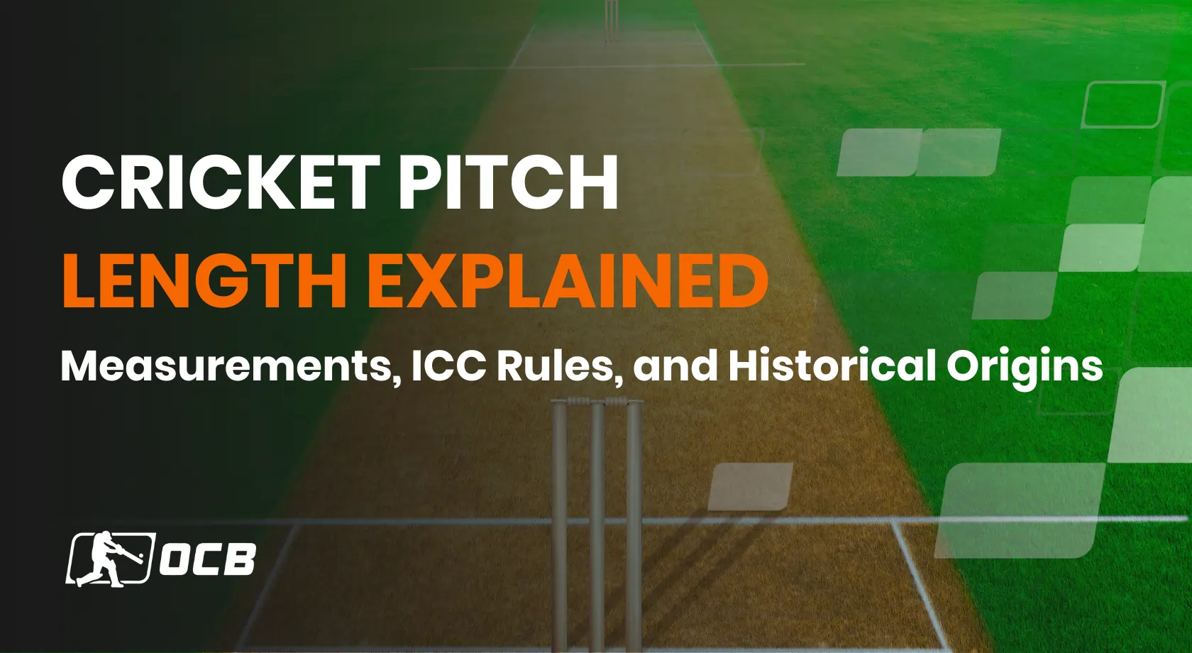 cricket pitch length explained