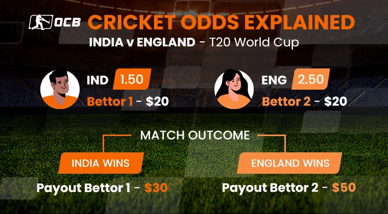 cricket betting odds